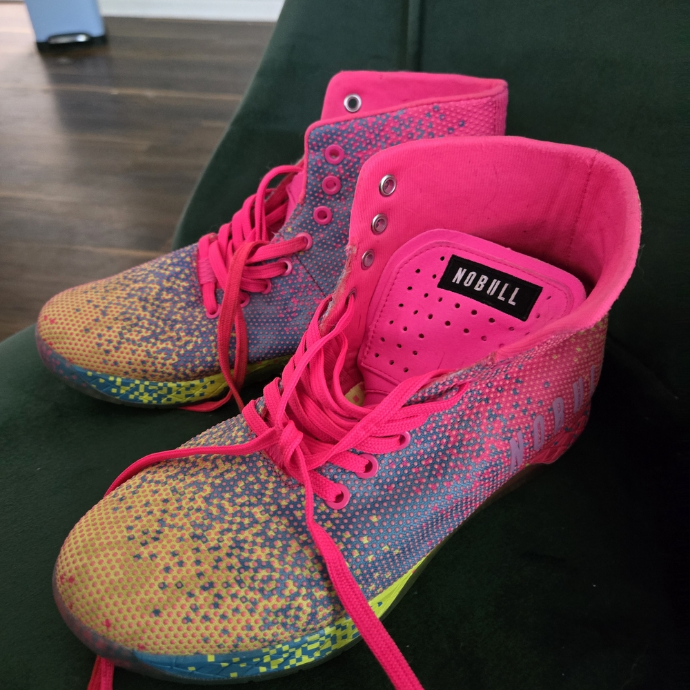 No Bull Rainbow High-Top Sneakers